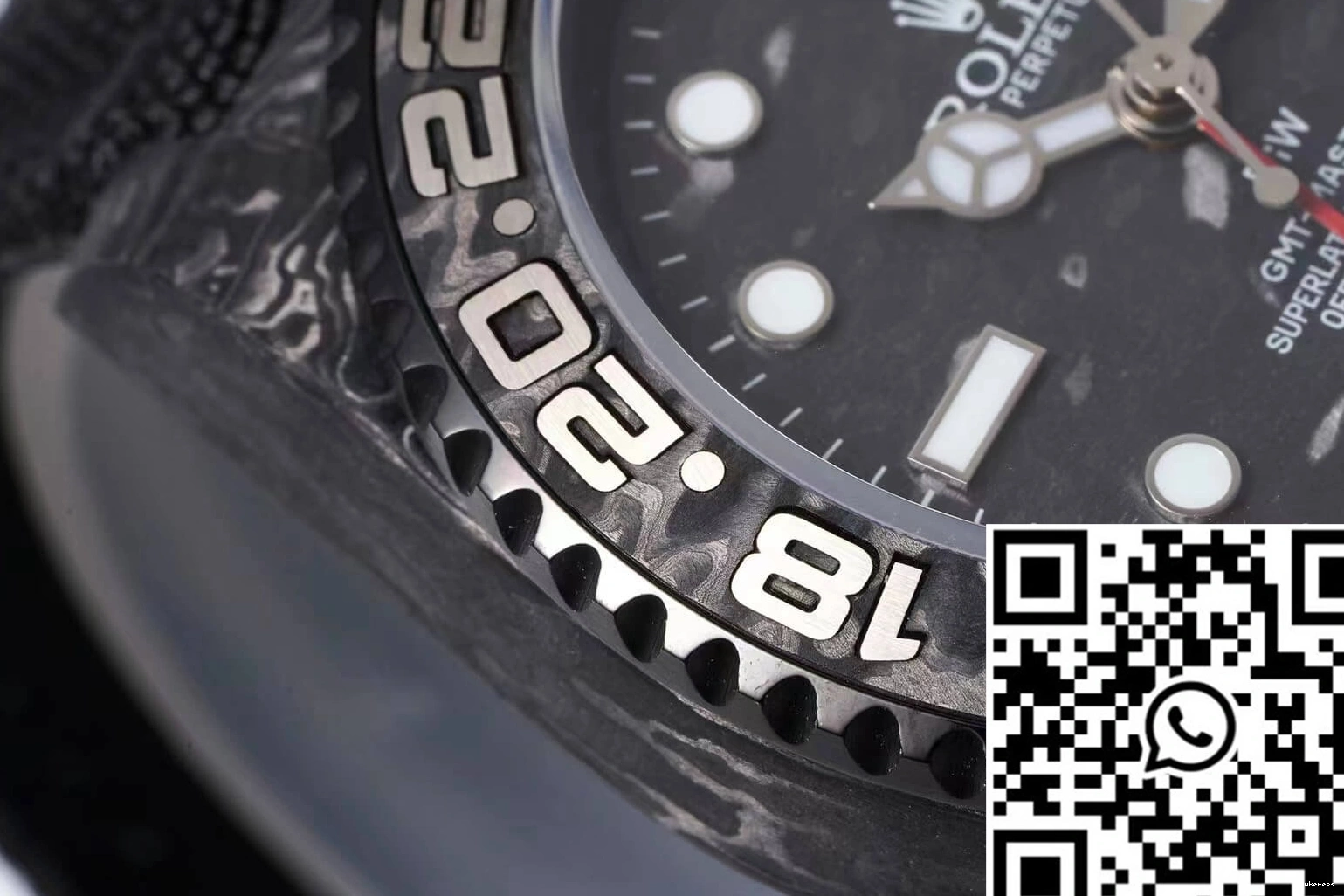 Carbon Lightweight Black Strap Fiber Fabric Diw II GMT-MASTER Rolex 1184 0809